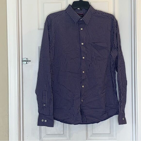 UNTUCKit Wrinkle -Free Performance Larkin Shirt Size Large - Picture 1 of 10